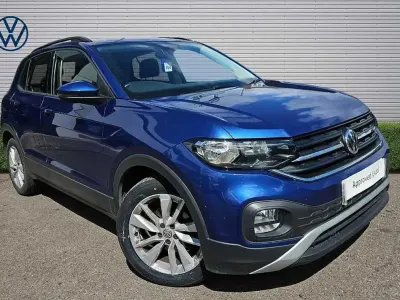 Used VW T-Cross SE 115 HP (84 kW) 2020 Blue SUV