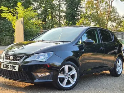Used Seat Ibiza FR 90 HP (66 kW) 2016 Black Hatchback
