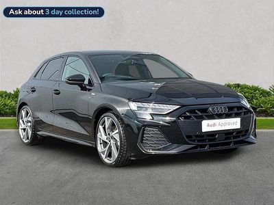 Used Audi A3 Black Edition 150 HP (110 kW) 2025 Black Hatchback