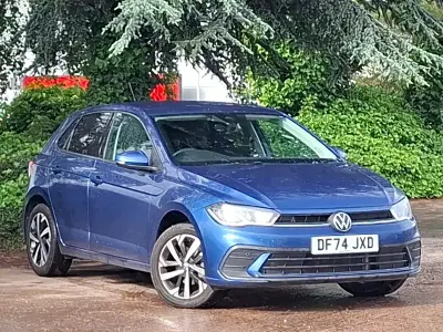 Used VW Polo Match 95 HP (69 kW) 2024 Blue Hatchback