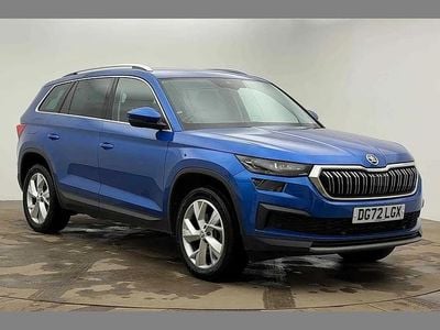 Race blue metallic Used 2022 Skoda Kodiaq SE L SUV | £23,995 (Good price)