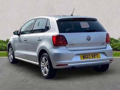 Begagnad VW Polo Match 90 HK (66 kW) 2017 Silver Halvkombi