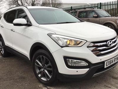 Used Hyundai Santa Fe Premium 2014 White SUV
