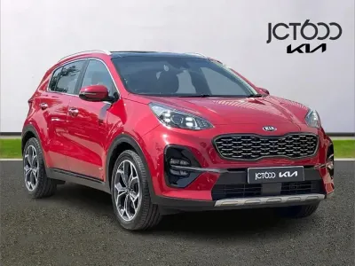Used Kia Sportage GT-Line S 174 HP (127 kW) 2021 Red SUV