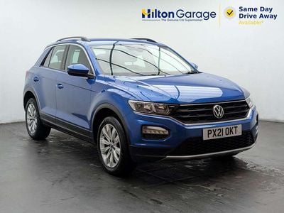 Used VW T-Roc SE 150 HP (110 kW) 2021 Blue SUV