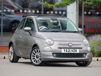 Used Fiat 500C Dolcevita 70 HP (51 kW) 2021 Grey Cabriolet