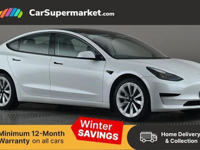 White Used 2021 Tesla Model 3 Standard Range Sedan | £18,697 (Fair price)
