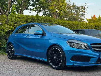 Used Mercedes A180 AMG 109 HP (80 kW) 2013 Blue Hatchback