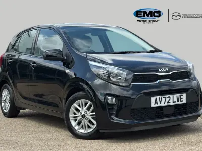 Used Kia Picanto 66 HP (48 kW) 2022 Black Hatchback