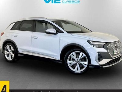White Used 2022 Audi Q4 e-tron S-Line SUV | £16,995 (Fair price)