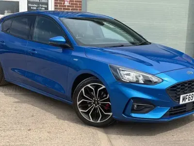 Used Ford Focus ST-Line X 125 HP (91 kW) 2019 Blue Hatchback