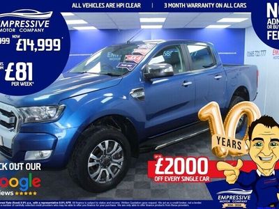 used Ford Ranger 3.2 LIMITED 4X4 DCB TDCI 4d 197 BHP