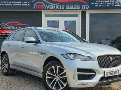 Used Jaguar F-Pace R-Sport 180 HP (132 kW) 2018 Silver SUV