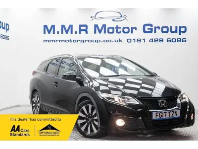 Used Honda Civic SR 120 HP (88 kW) 2017 Black Estate