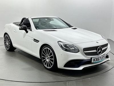 Used Mercedes SLC180 AMG line 2017 White Cabriolet