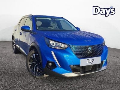 Used Peugeot e-2008 Allure Premium 100 kW (136 HP) 2021 Blue SUV