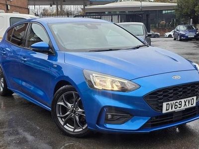 Blue Used 2019 Ford Focus ST-Line Hatchback | £10,995 (Fair price)