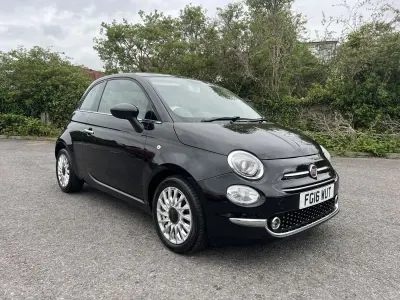 Gebraucht Fiat 500 Lounge 69 PS (50 kW) 2016 Schwarz Kleinwagen