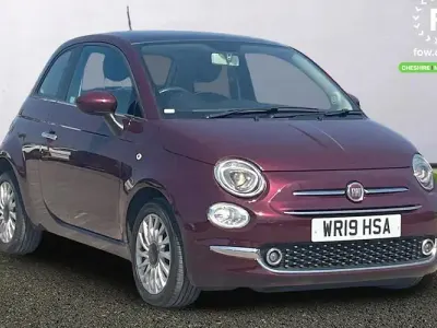 Używany Fiat 500 Lounge 69 KM (50 kW) 2019 Czerwony Hatchback