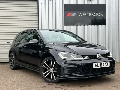 Second-hand VW Golf VII GTD 184 CP (135 kW) 2018 Negru Hatchback