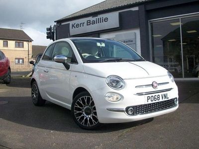Used Fiat 500 Collezione 69 HP (50 kW) 2018 White Hatchback
