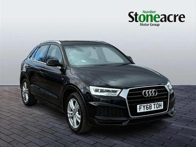 Used Audi Q3 S-Line 150 HP (110 kW) 2018 Black SUV