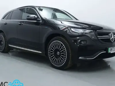 Usado Mercedes EQC400 AMG Line Premium 300 kW (408 CV) 2023 Negro SUV