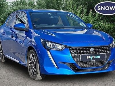 Used Peugeot 208 Allure Premium 131 HP (96 kW) 2021 Blue Hatchback
