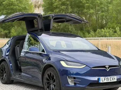 Used Tesla Model X 448 kW (610 HP) 2019 Blue SUV