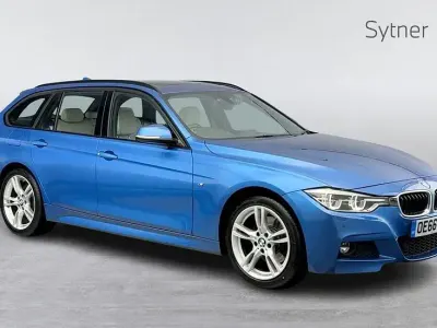 Used BMW 330 M Sport 254 HP (186 kW) 2016 Blue Estate