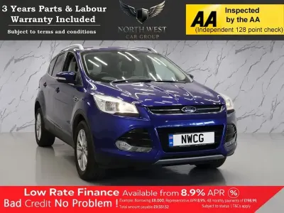 Begagnad Ford Kuga Titanium 150 HK (110 kW) 2015 Blå SUV
