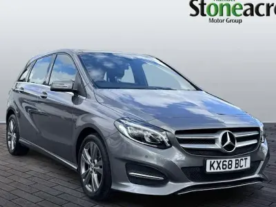 Used Mercedes B180 Exclusive 122 HP (89 kW) 2019 Grey Hatchback