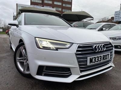 White Used 2017 Audi A4 S-Line Sedan | £12,999 (Fair price)