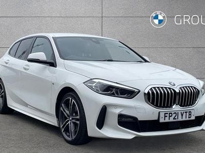 Used BMW 116 M Sport 116 HP (85 kW) 2021 Alpine white Hatchback