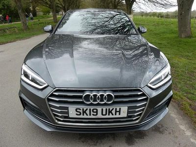 Begagnad Audi A5 S-Line 150 HK (110 kW) 2019 Grå Sportkupé