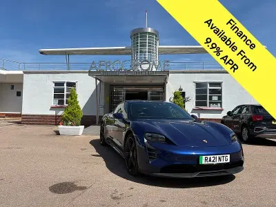 Used Porsche Taycan Performance Package 419 kW (571 HP) 2021 Blue Sedan
