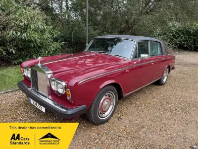 Used Rolls Royce Silver Shadow 1980 Black/red Sedan