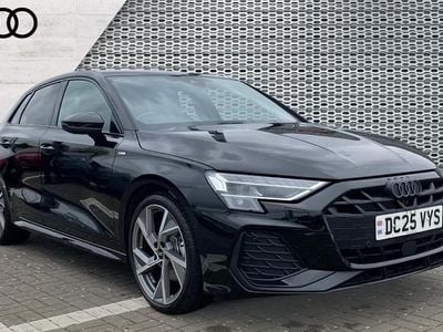 Used Audi A3 Black Edition 150 HP (110 kW) 2025 Black Hatchback