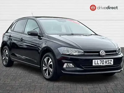 Used VW Polo Match 80 HP (58 kW) 2020 Black Hatchback