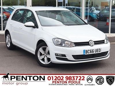 White Used 2017 VW Golf VII Edition Hatchback | £12,490 (Fair price)