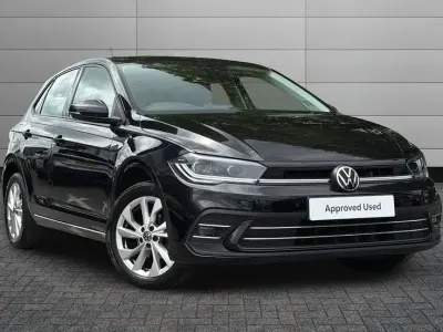Used VW Polo Style 95 HP (69 kW) 2022 Black Hatchback