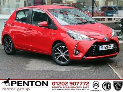 Red Used 2019 Toyota Yaris Hybrid Hatchback | £14,990 (Fair price)