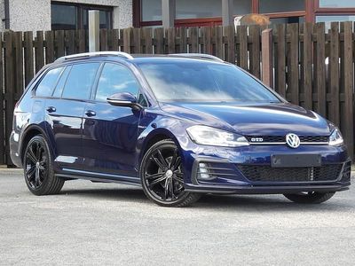 Begagnad VW Golf VII GTD 184 HK (135 kW) 2018 Blå Kombi