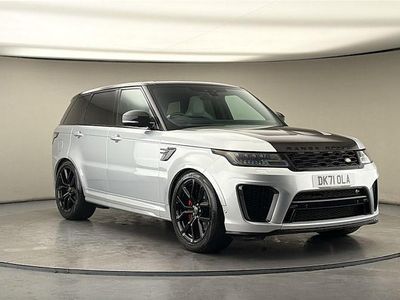 Used Land Rover Range Rover Sport SVR 575 HP (422 kW) 2021 Hakuba silver SUV