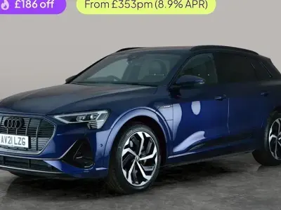 Usado Audi e-tron Black Edition 300 kW (408 HP) 2021 Azul SUV