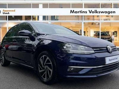 Used VW Golf VII Match 130 HP (95 kW) 2019 Blue Hatchback