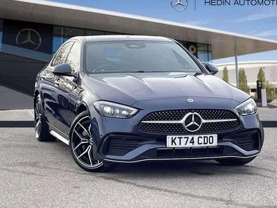 Used Mercedes C220 AMG Line Premium Plus 200 HP (147 kW) 2025 Blue Sedan