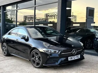 Used Mercedes CLA180 AMG Line Premium 136 HP (100 kW) 2023 Black Sedan