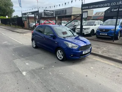 Used Ford Ka Plus Zetec 70 HP (51 kW) 2017 Blue Hatchback