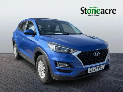 Używany Hyundai Tucson 129 KM (94 kW) 2018 Niebieski SUV